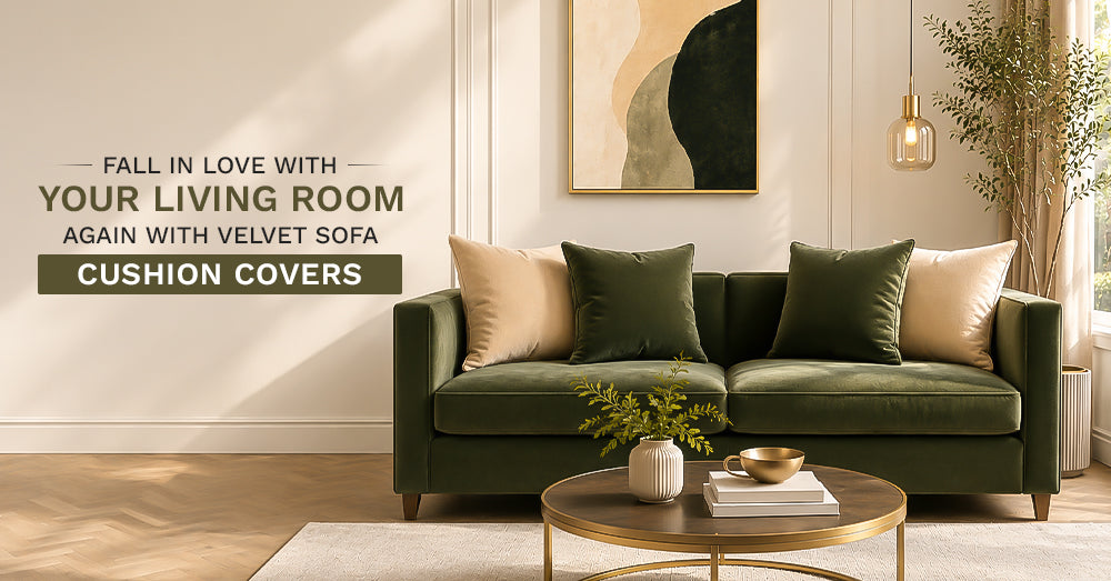 Fall In Love With Your Living Room Again With Velvet Sofa Cushion Covers