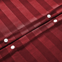 Satin Stripe Duvet Cover Set Luxury Hotel Style Bedding Single Double King Super King Size