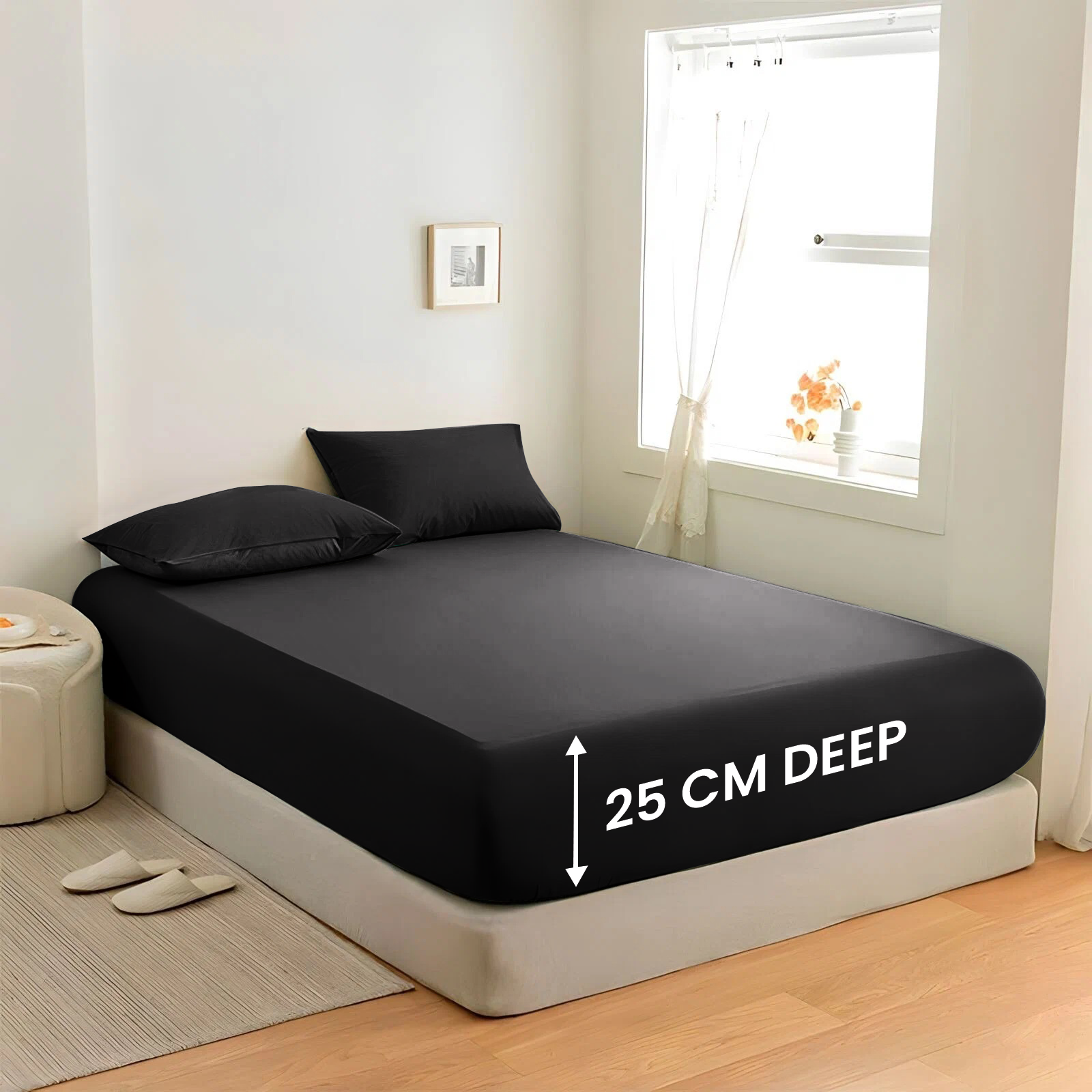 Extra Deep Fitted Sheets 25CM & 40CM