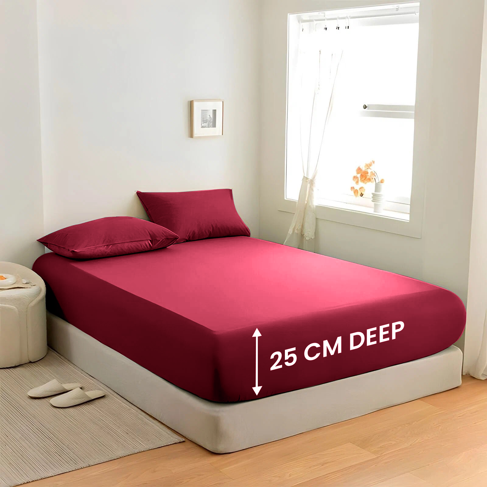 Extra Deep Fitted Sheets 25CM, 30CM & 40CM