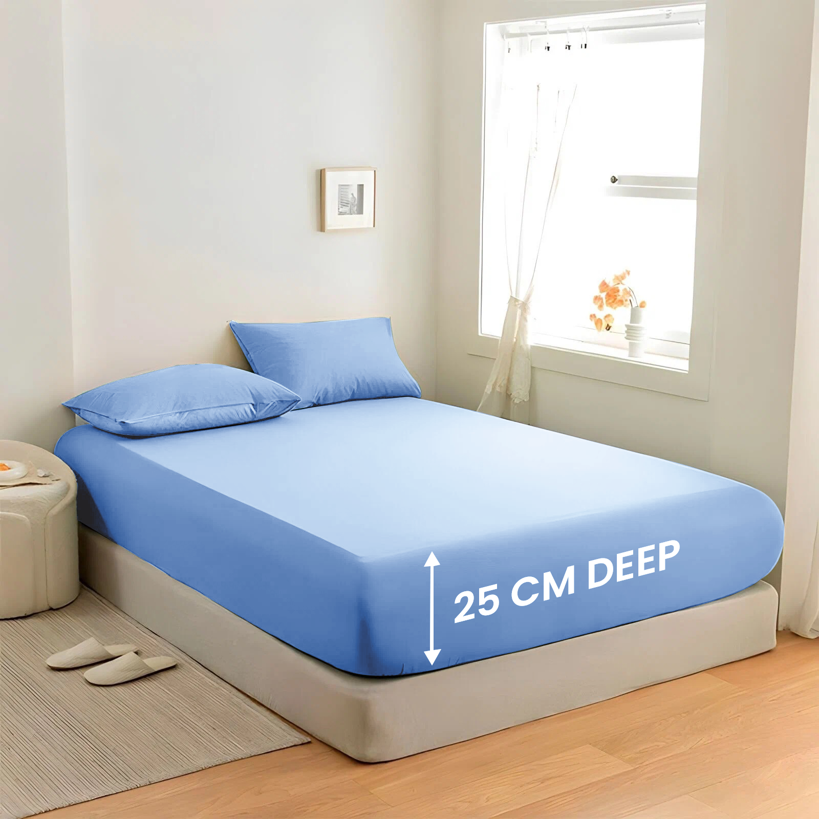 Extra Deep Fitted Sheets 25CM & 40CM