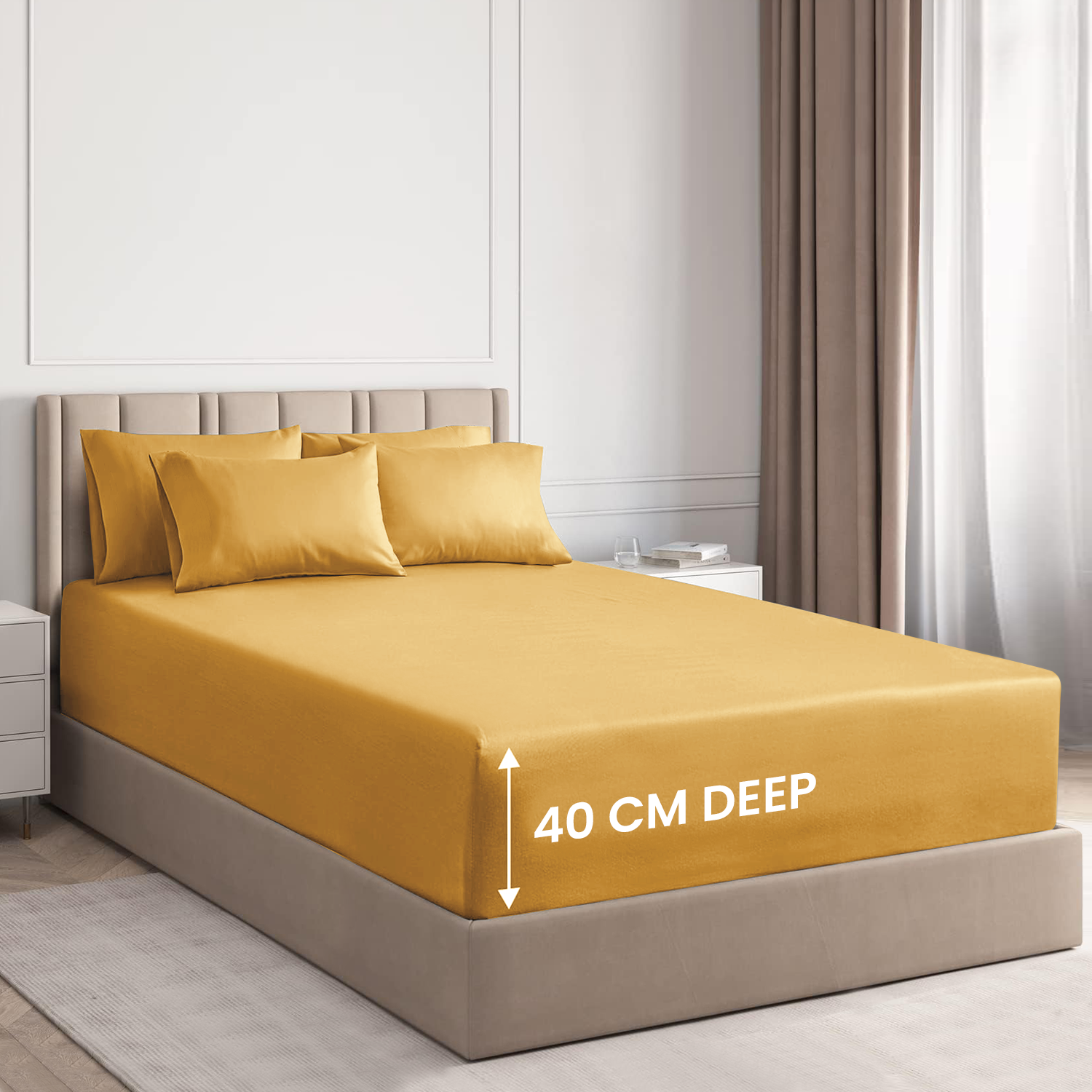 Extra Deep Fitted Sheets 25CM, 30CM & 40CM