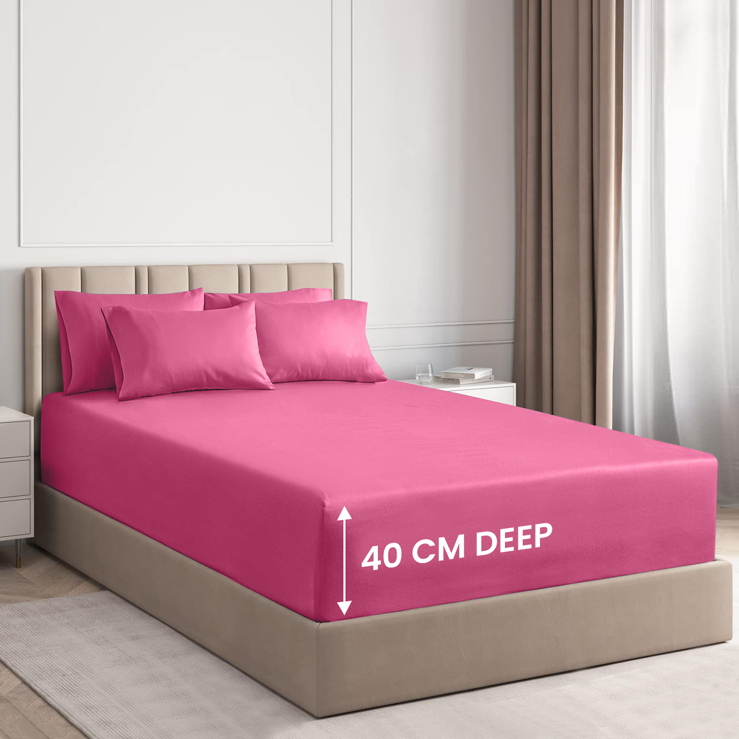 Extra Deep Fitted Sheets 25CM & 40CM