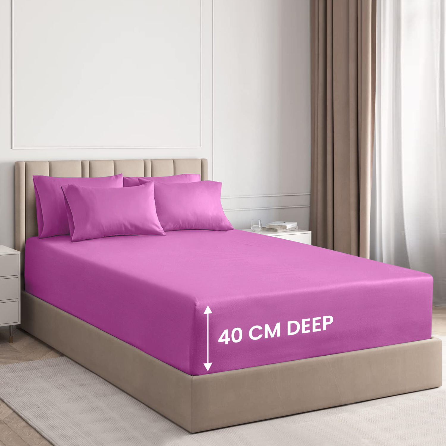 Extra Deep Fitted Sheets 25CM & 40CM