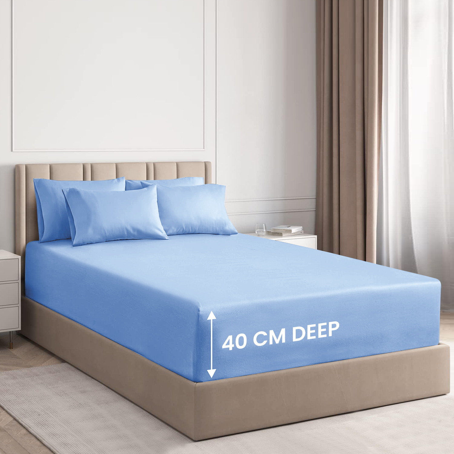 Extra Deep Fitted Sheets 25CM & 40CM