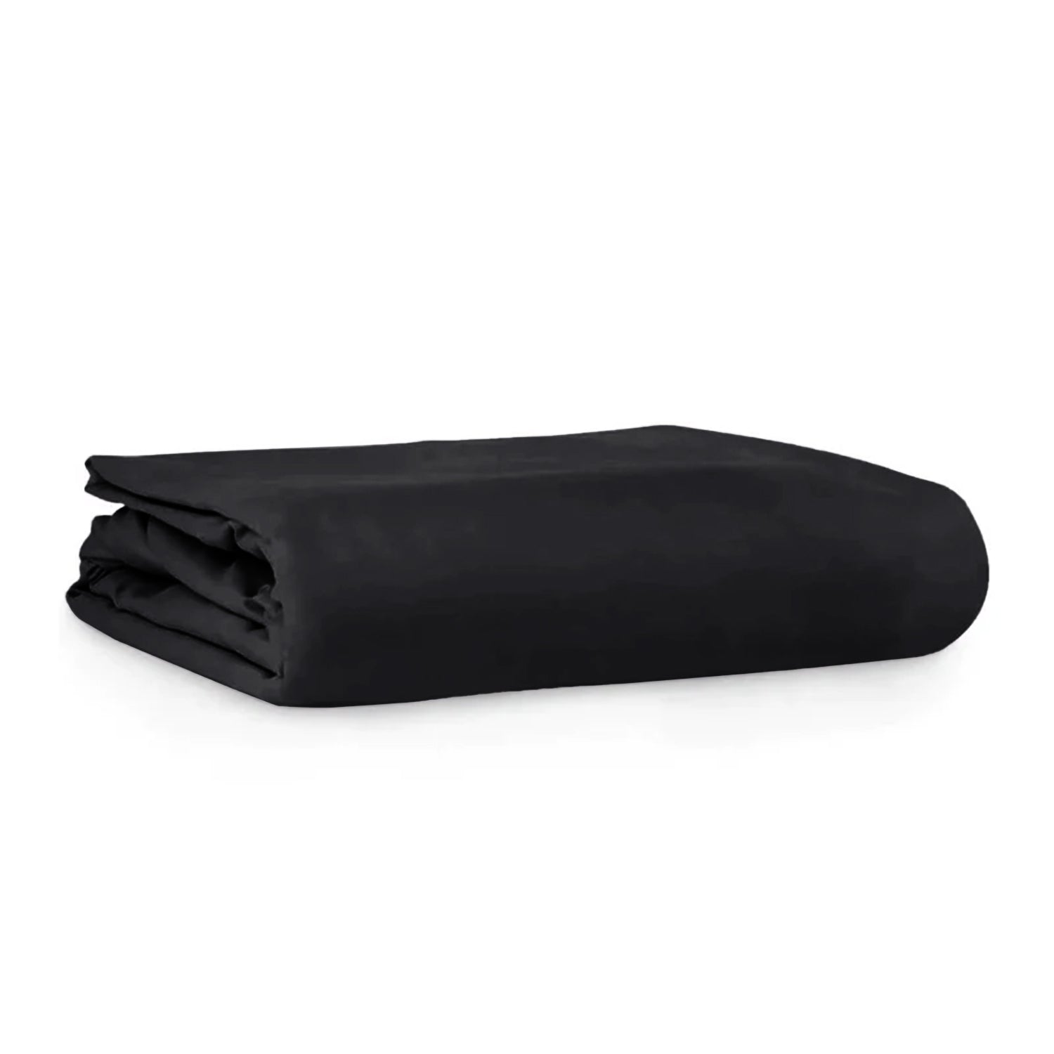 Black Egyptian Cotton Flat Bed Sheet