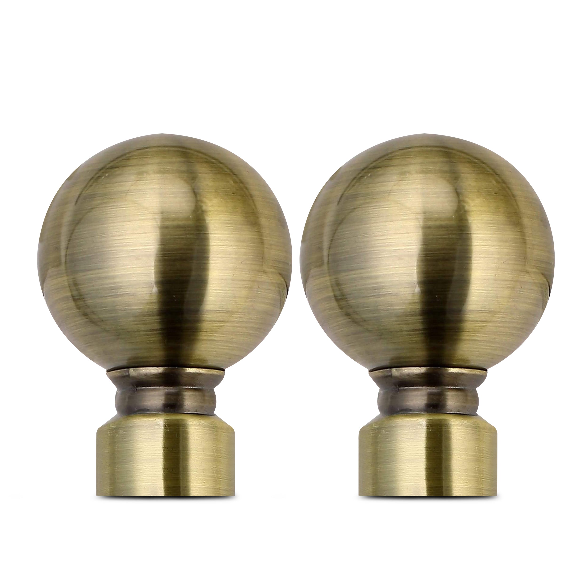 Extendable Curtain Poles & Holdbacks Adjustable Metal Curtain Pole Set