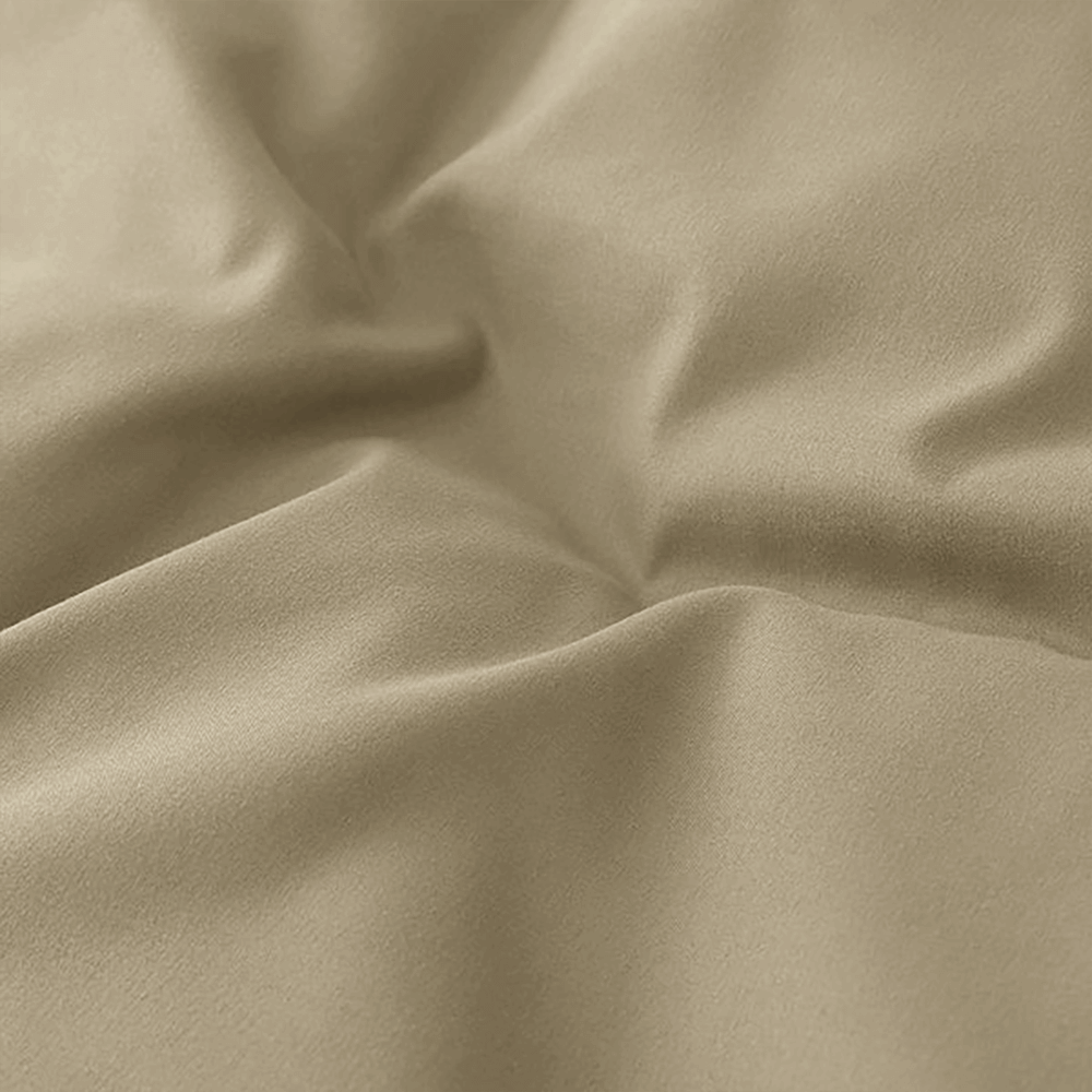 Plain Duvet Cover with Pillowcases Set
