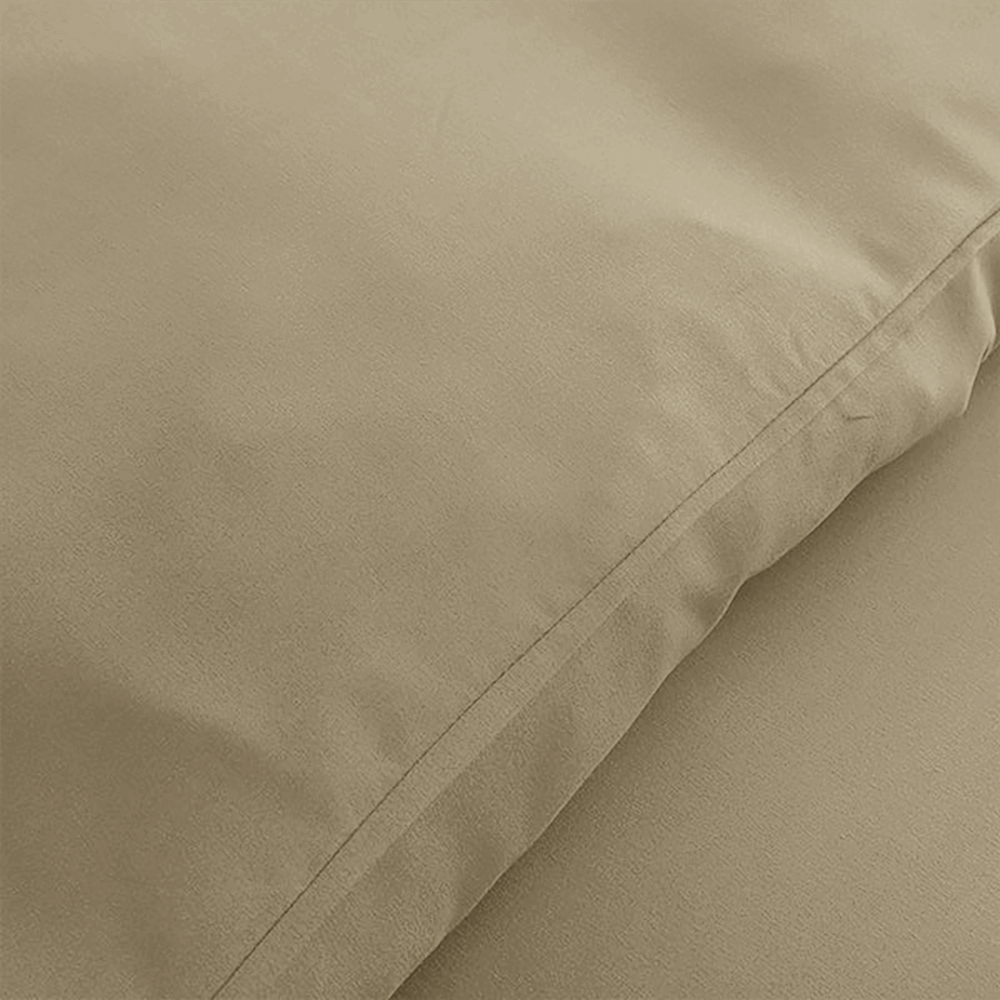 Plain Duvet Cover with Pillowcases Set
