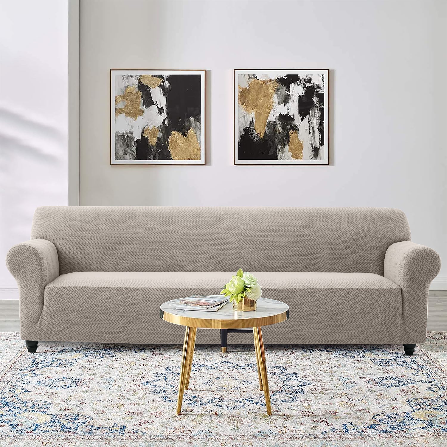 Stretch Sofa Slipcover Anti-Slip & Washable