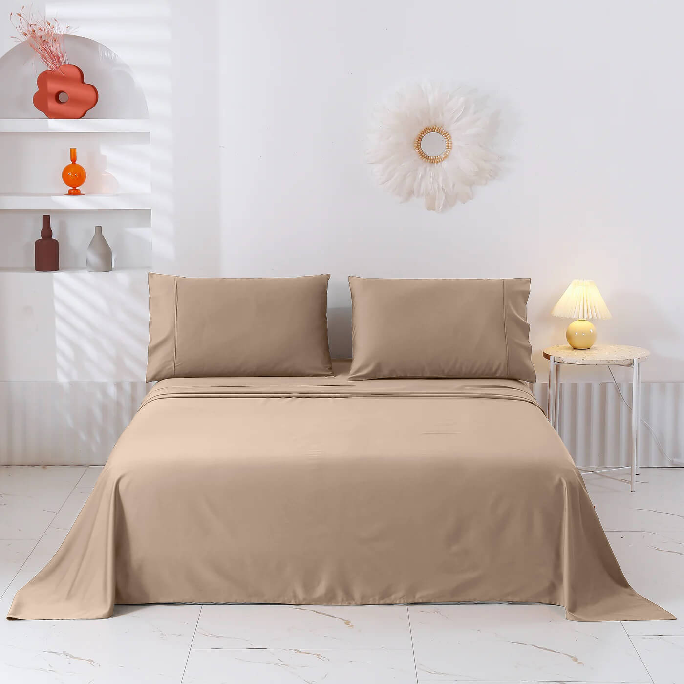 Beige Flat Sheet