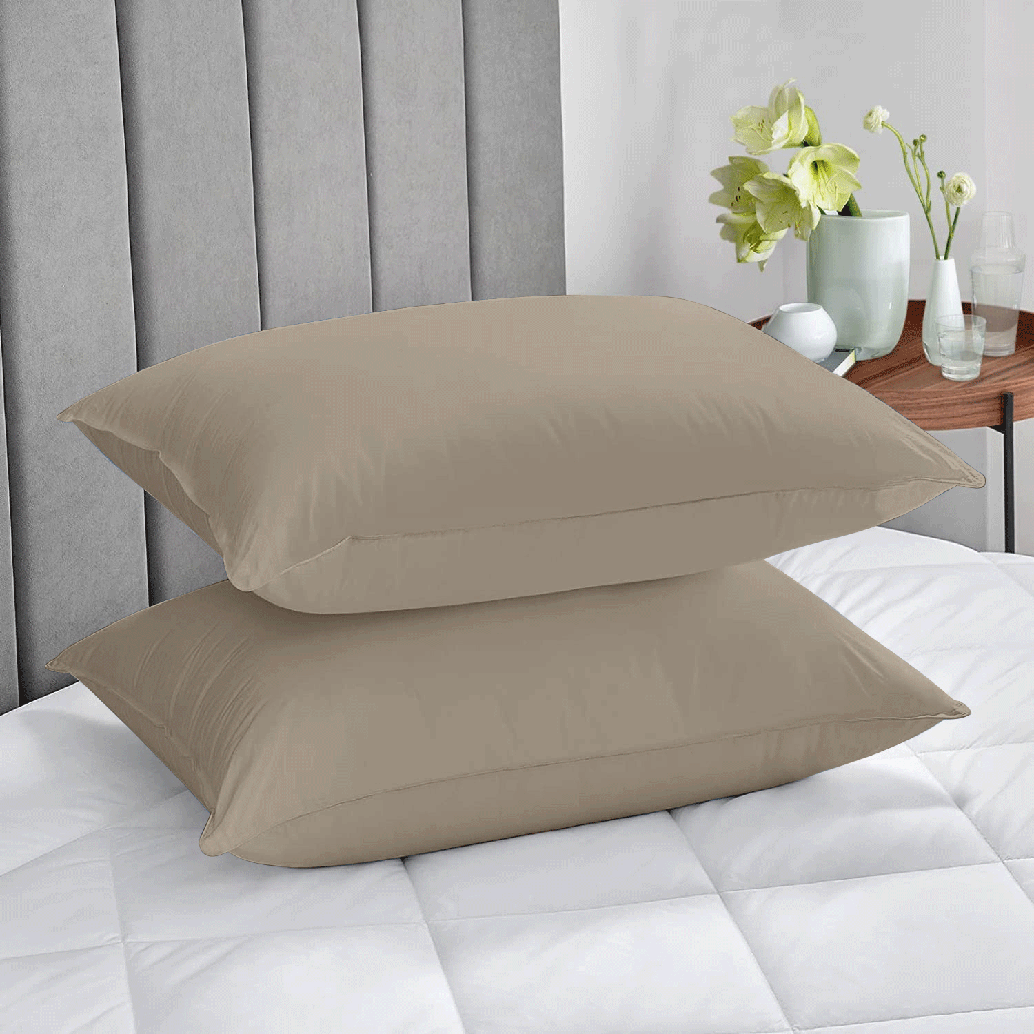 Plain Microfiber Pillow Cases