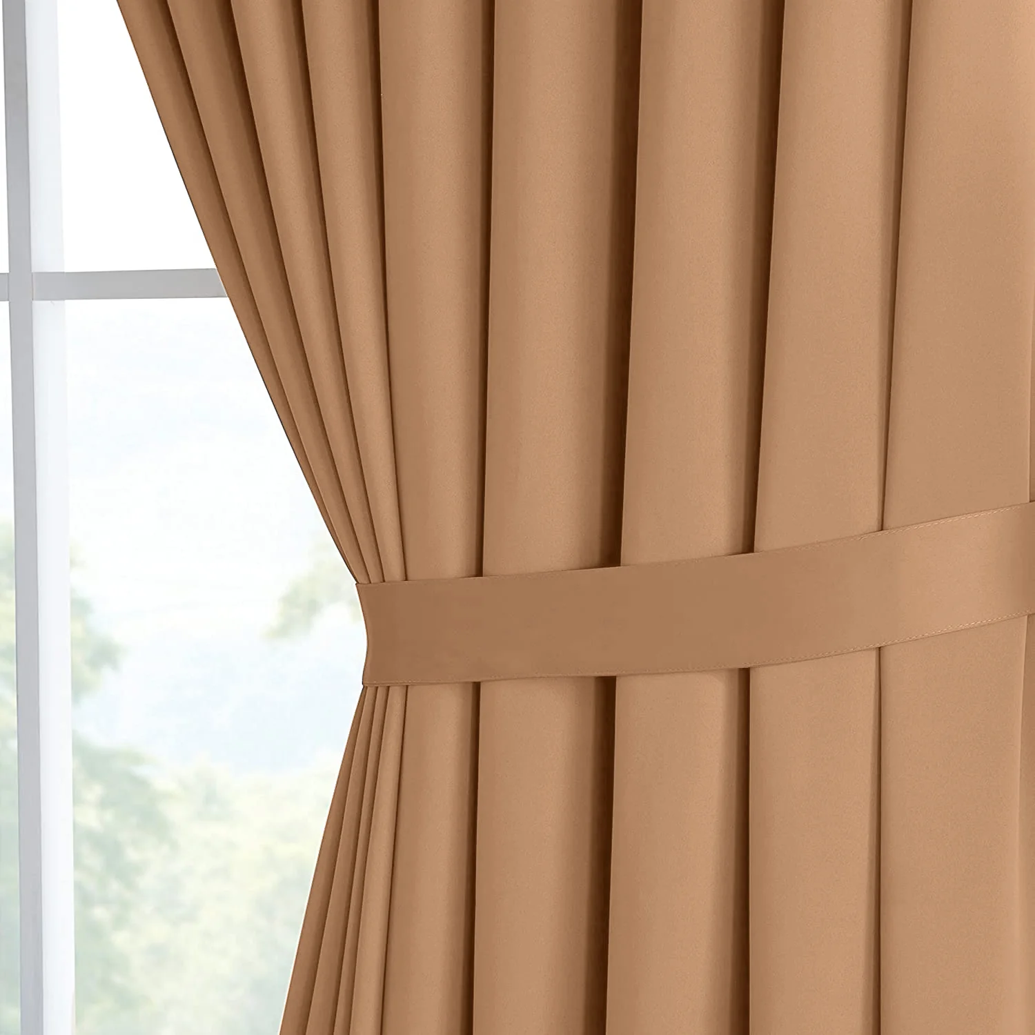 Plain Blackout Eyelet Curtains