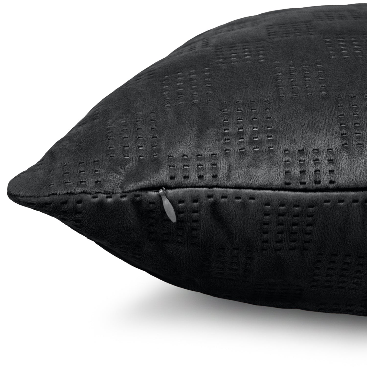 Checked Pattern Velvet Cushion Covers – Pack Of 2