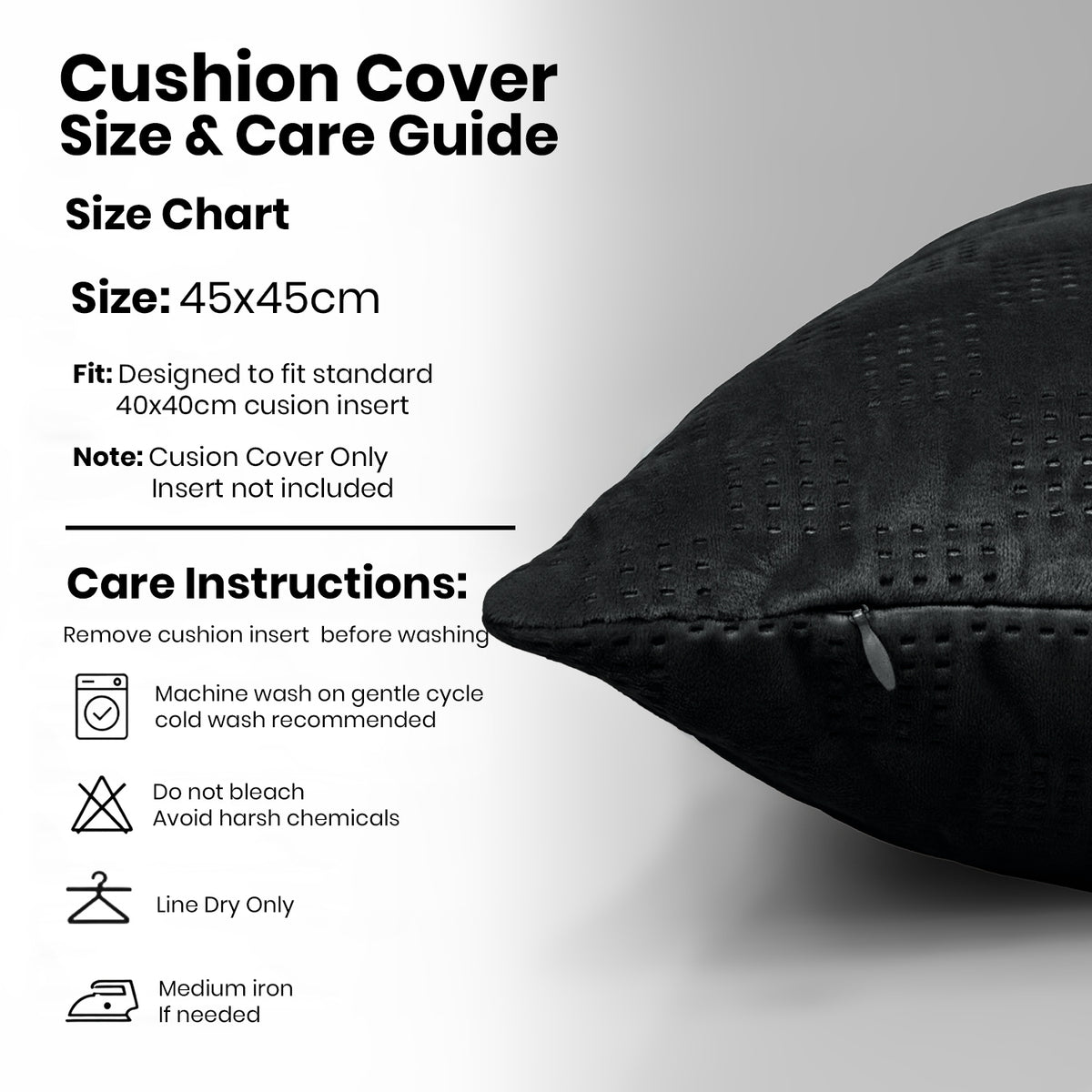 Checked Pattern Velvet Cushion Covers Pack Of 2
