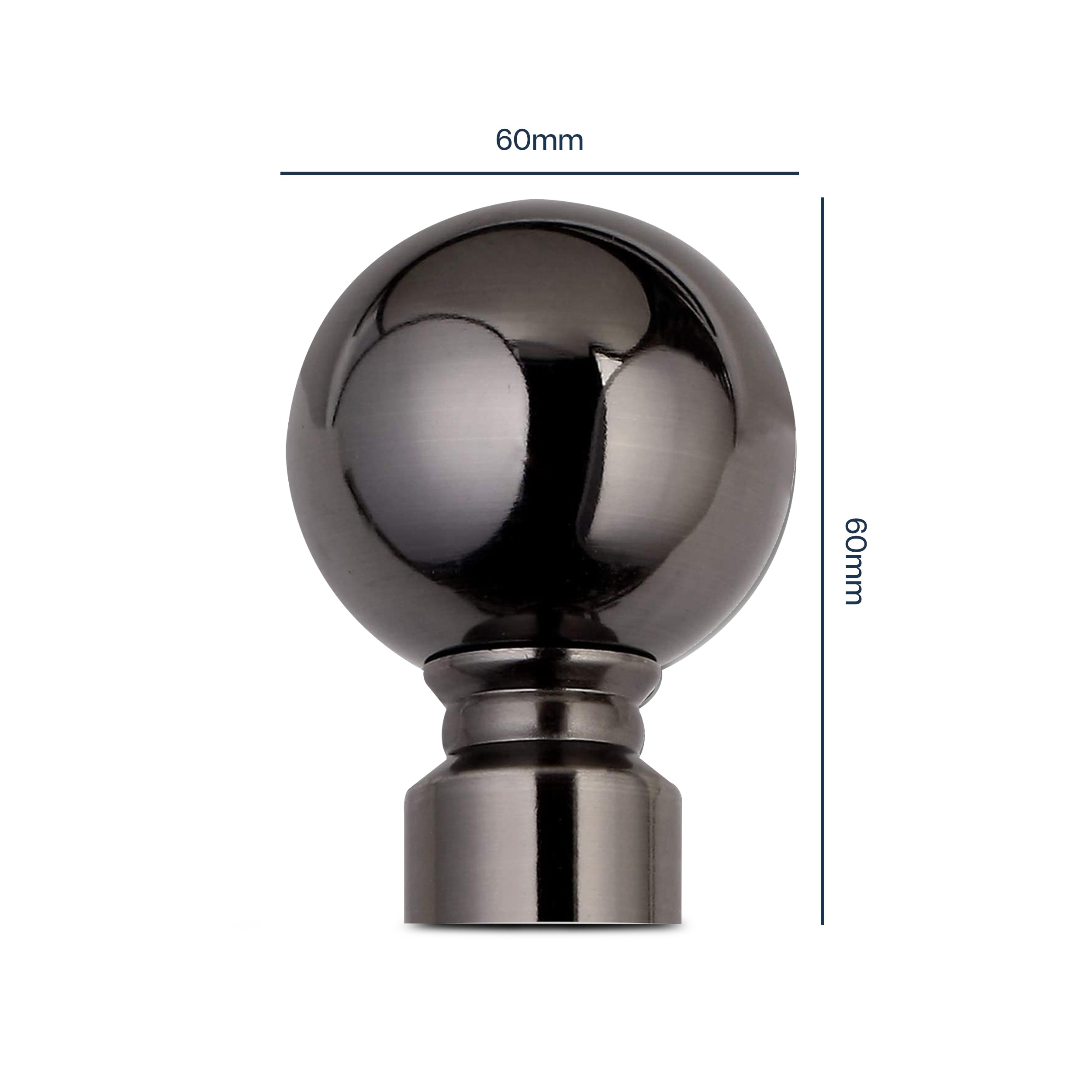 Extendable Curtain Poles & Holdbacks Adjustable Metal Curtain Pole Set