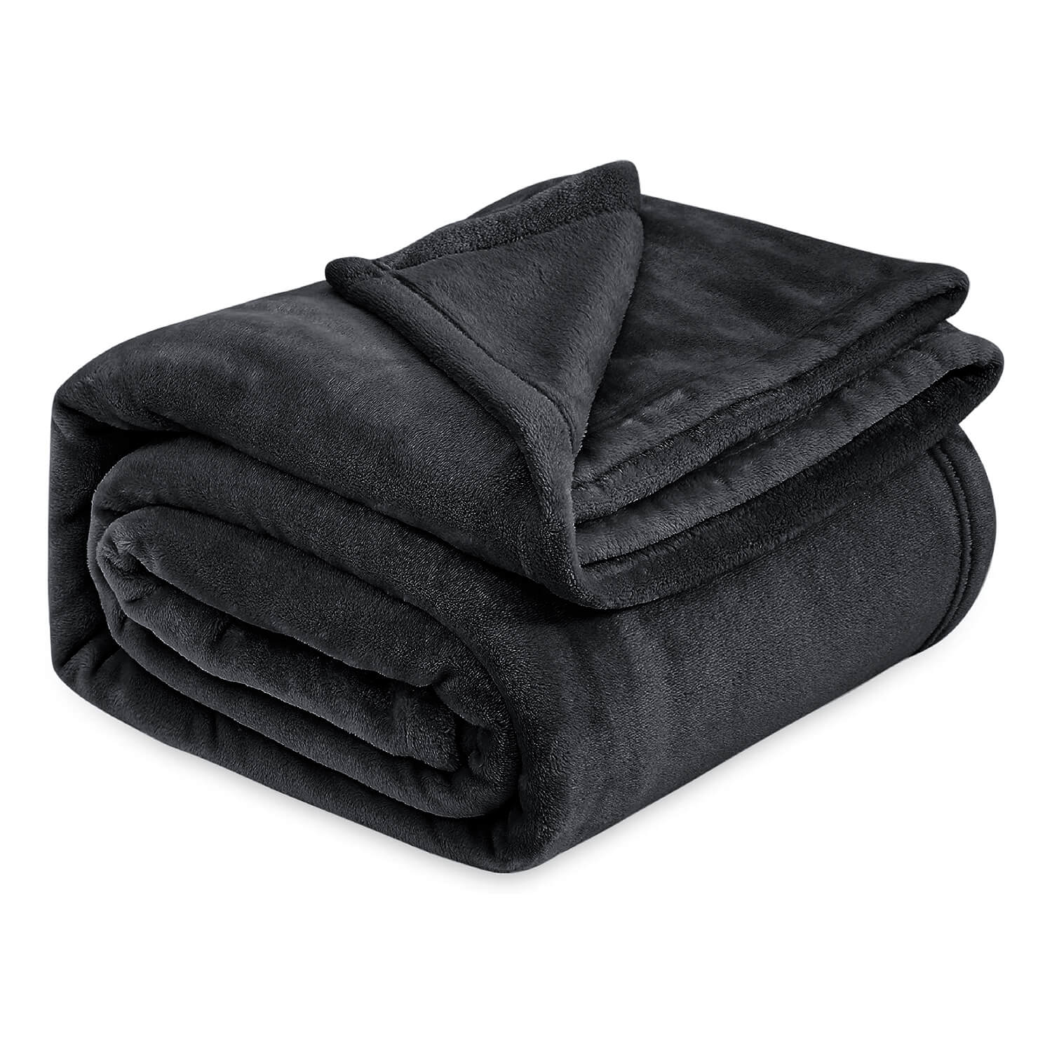 Black King size bed throws