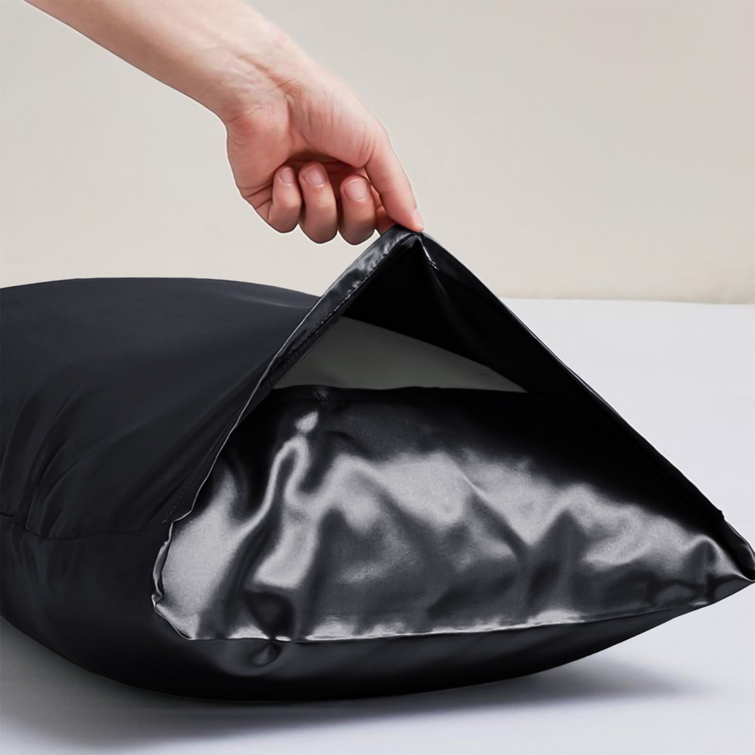 Satin Silk Pillowcases Pair