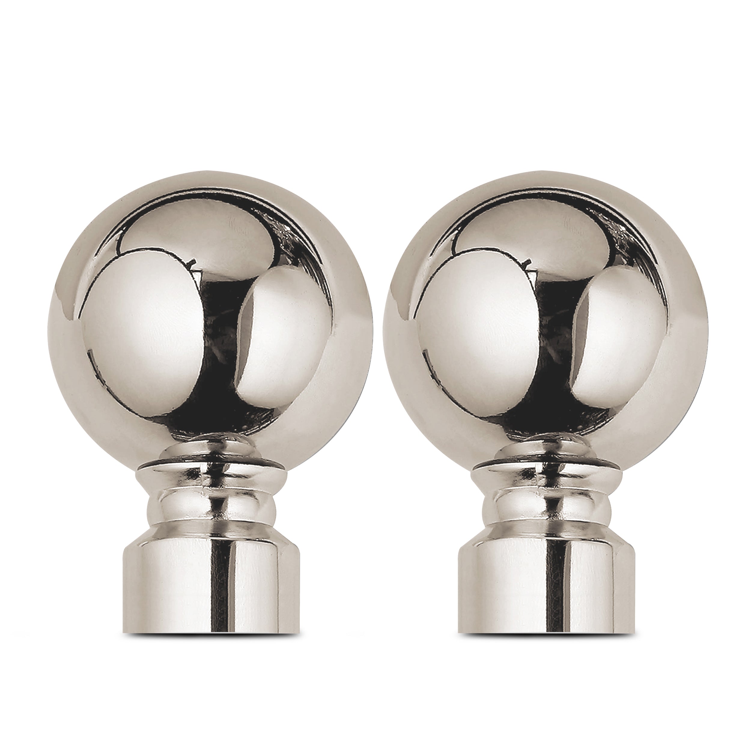 Extendable Curtain Poles & Holdbacks Adjustable Metal Curtain Pole Set