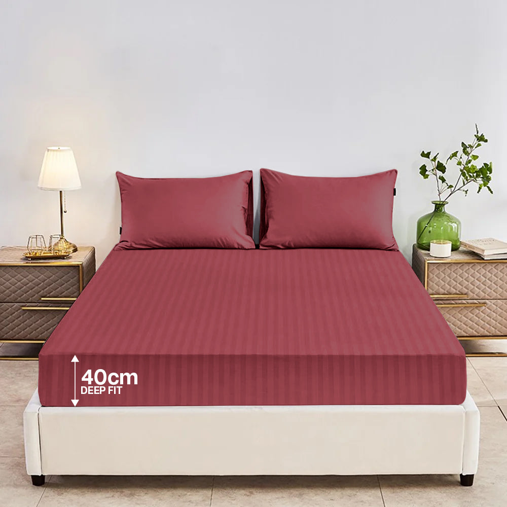 Deep Stripe Fitted Sheets 40CM
