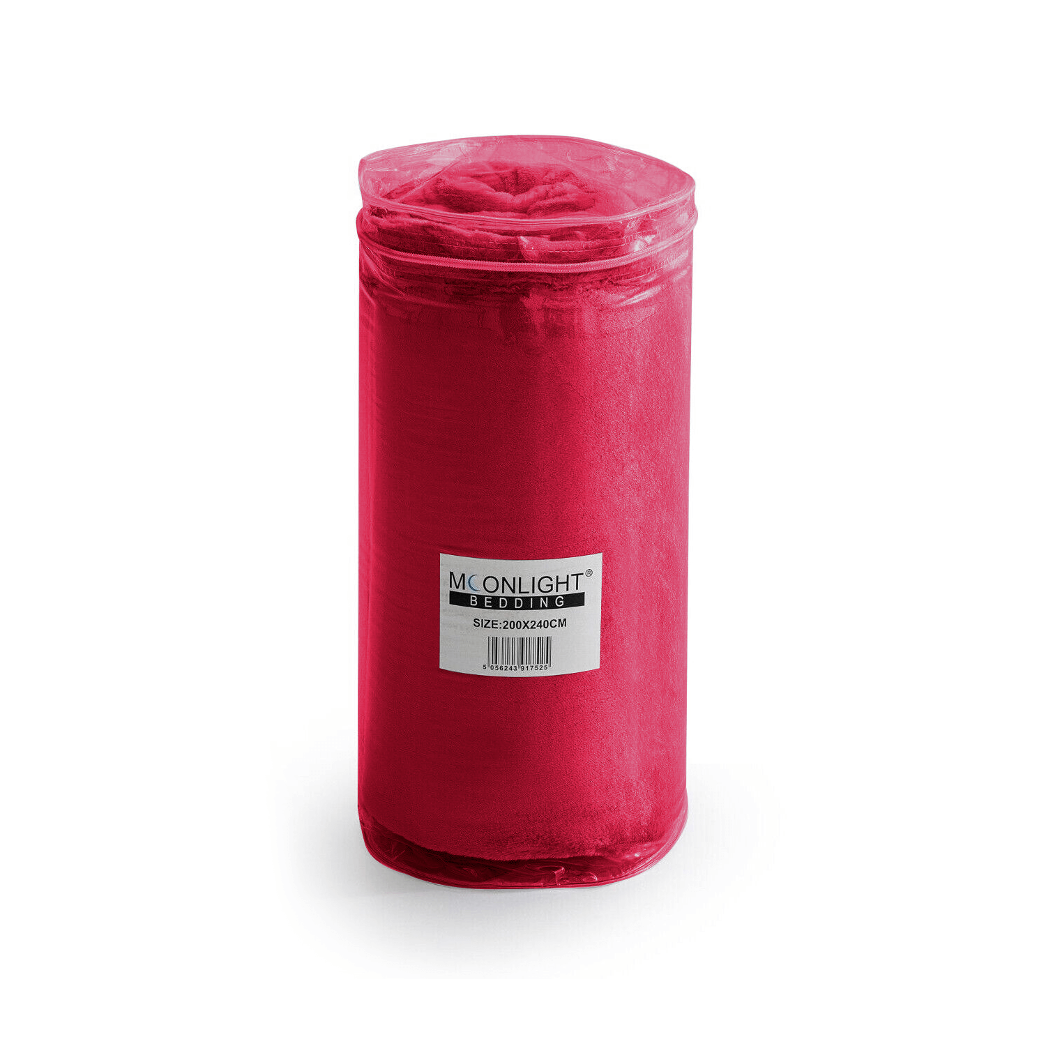 Burgundy Double bed throw