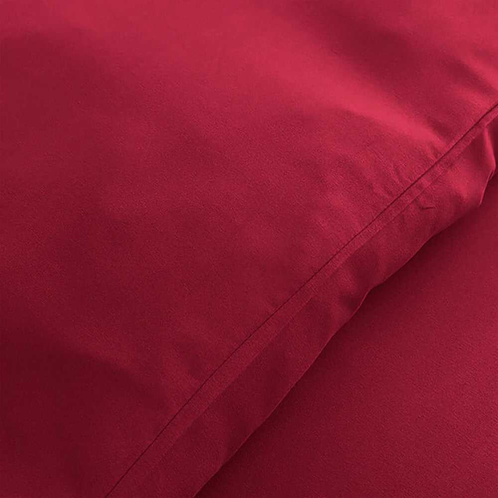 Plain Duvet Cover with Pillowcases Set