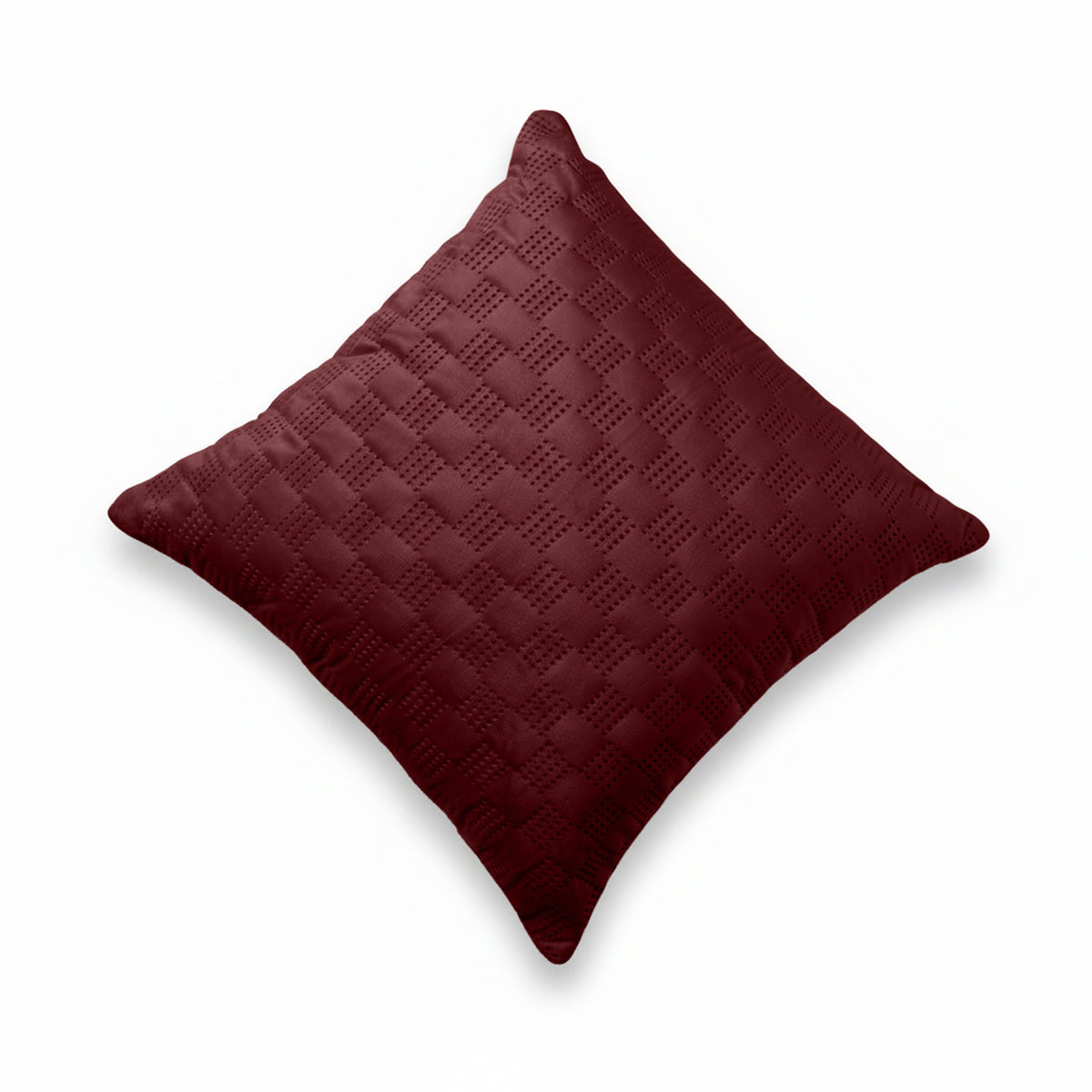 Checked Pattern Velvet Cushion Covers Pack Of 2