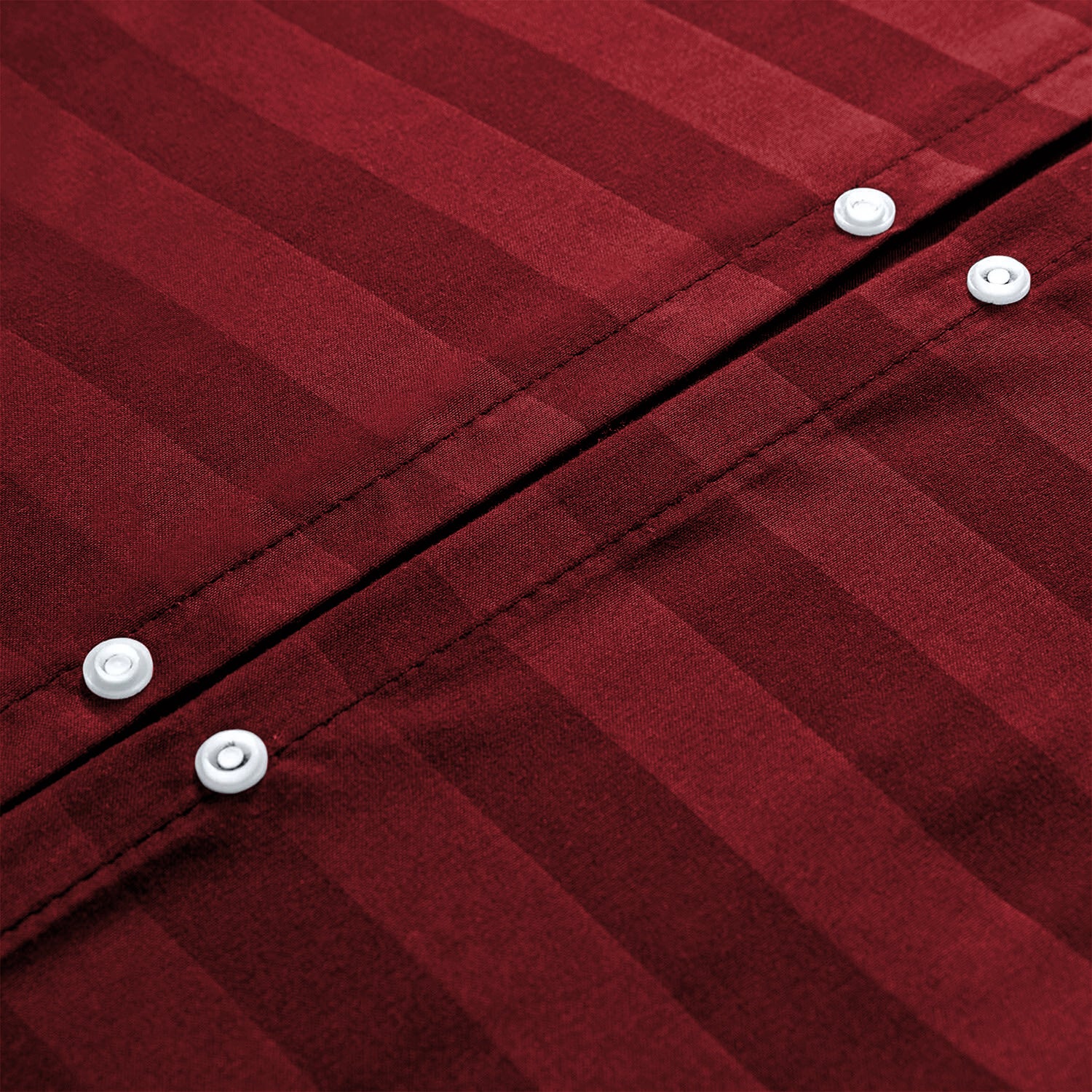 Stripe 4 Piece Bedding Set Duvet Cover, Pillowcases & Fitted Sheet