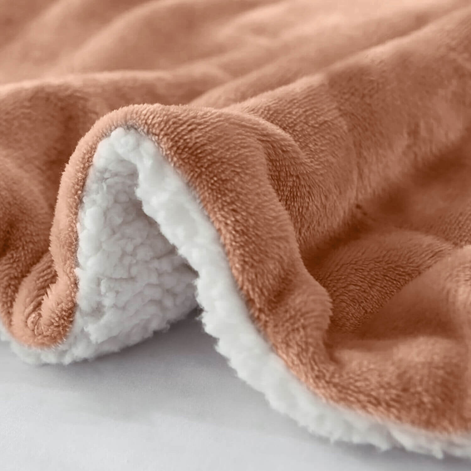 Camel Sherpa Throw Blanket