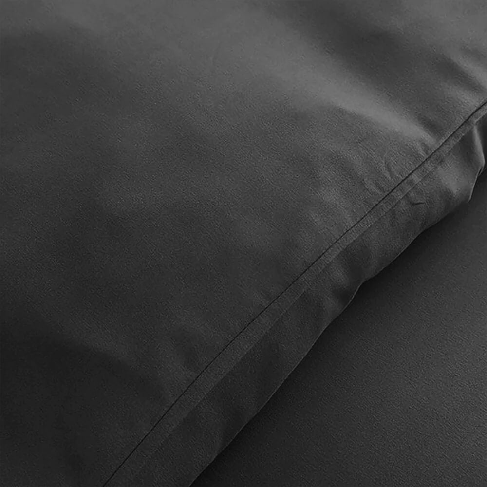 Plain Duvet Cover with Pillowcases Set