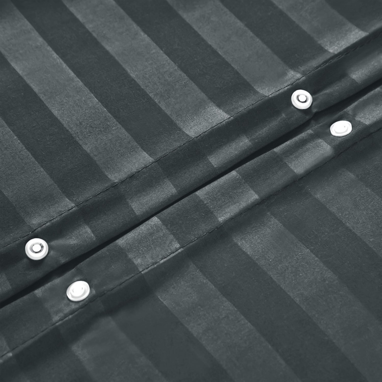 Satin Stripe Duvet Cover Set Luxury Hotel Style Bedding Single Double King Super King Size