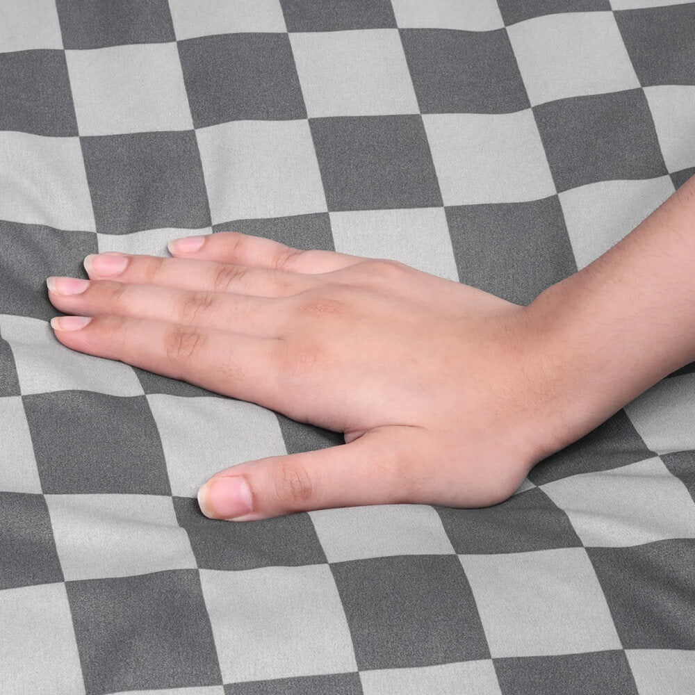 Chess Pattern Printed Duvet Cover Set