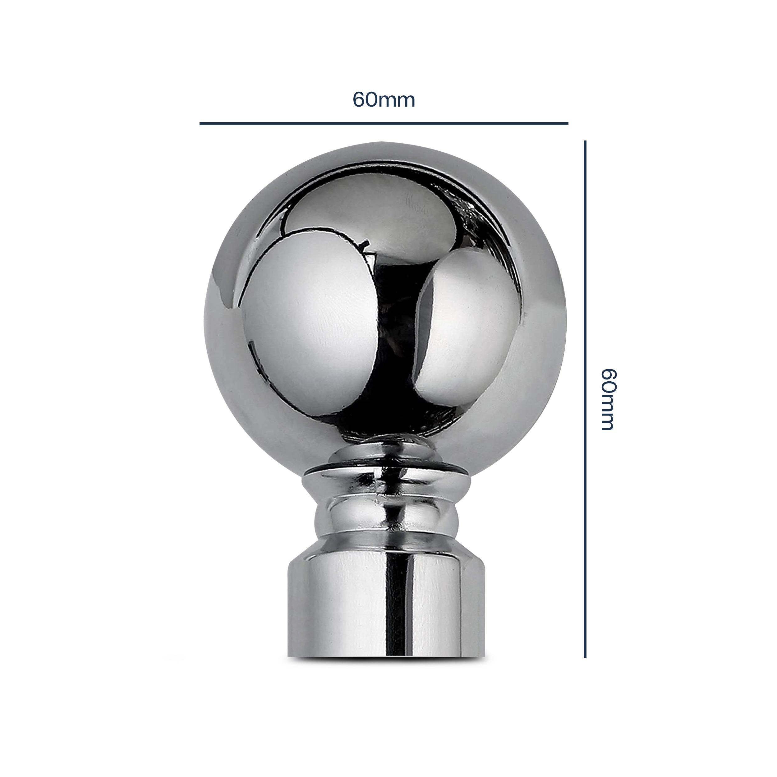 Extendable Curtain Poles & Holdbacks Adjustable Metal Curtain Pole Set