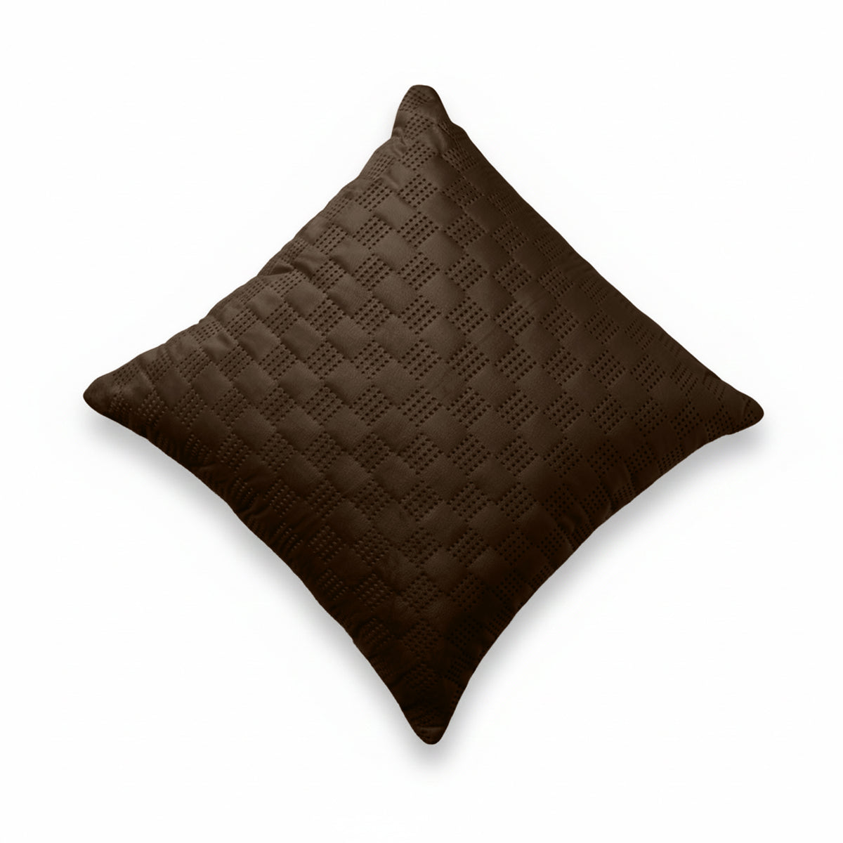 Checked Pattern Velvet Cushion Covers Pack Of 2