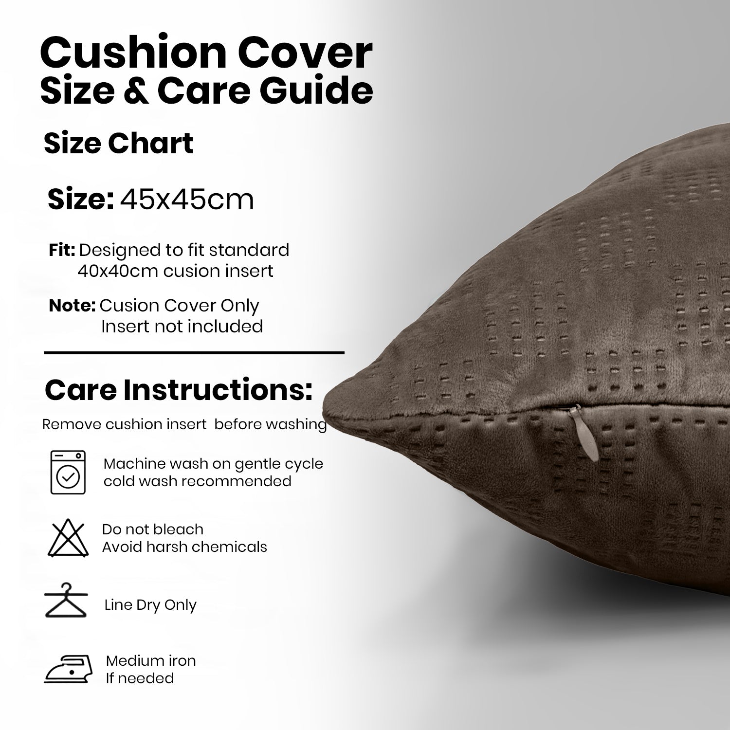 Checked Pattern Velvet Cushion Covers – Pack Of 2