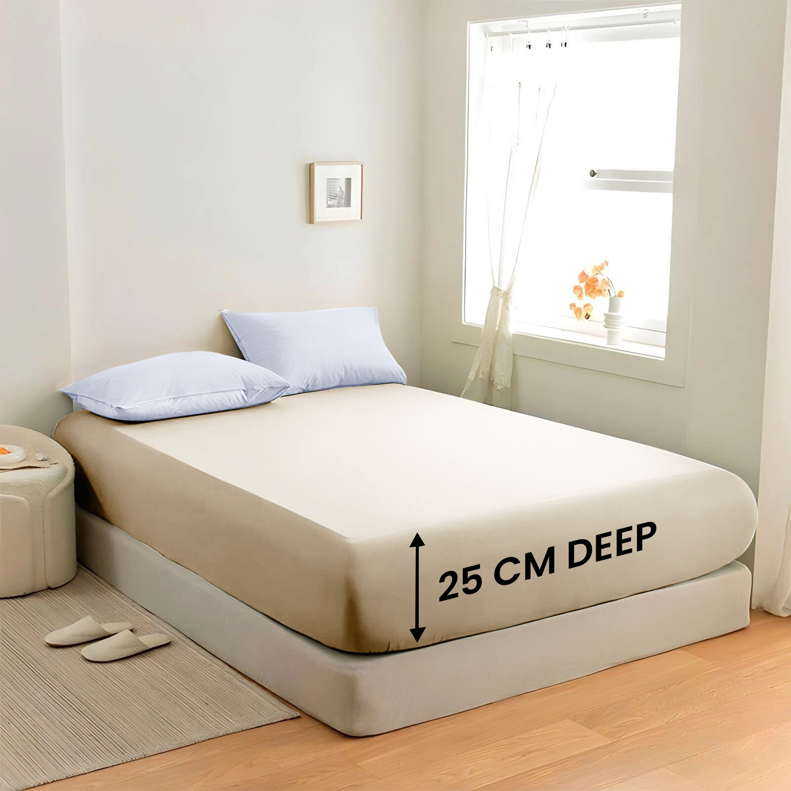 Extra Deep Fitted Sheets 25CM, 30CM & 40CM