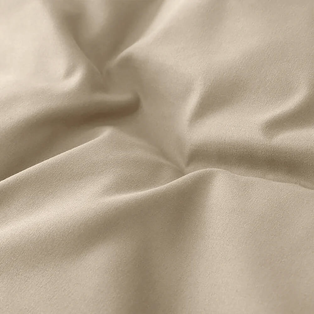 Plain Duvet Cover with Pillowcases Set