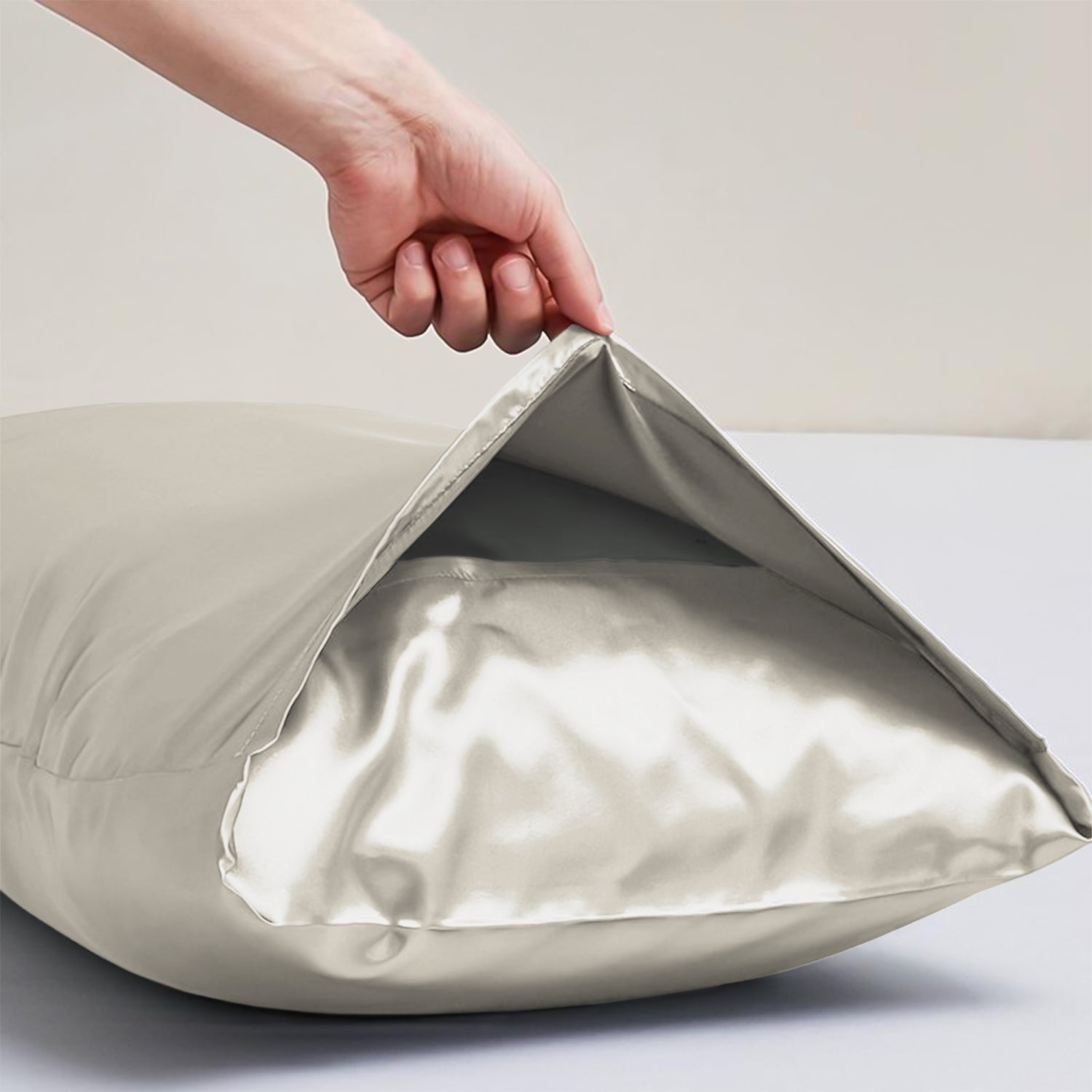 Satin Silk Pillowcases Pair