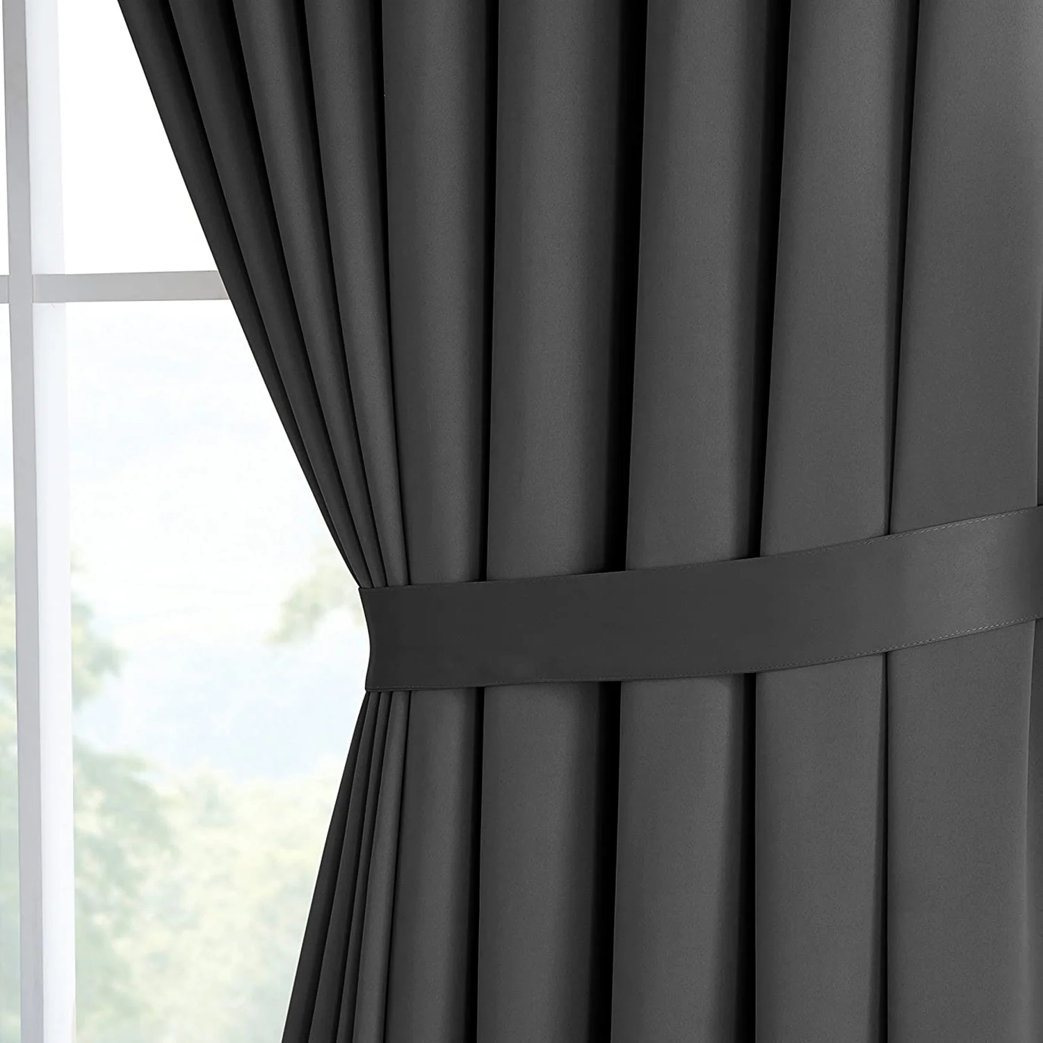 Plain Blackout Eyelet Curtains