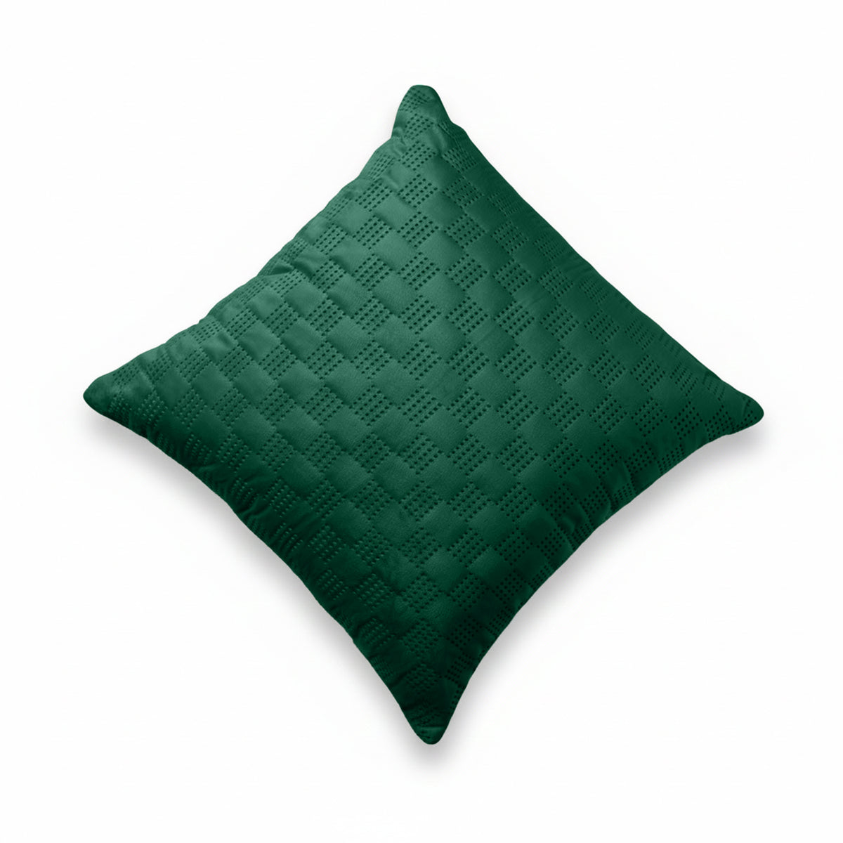 Checked Pattern Velvet Cushion Covers Pack Of 2