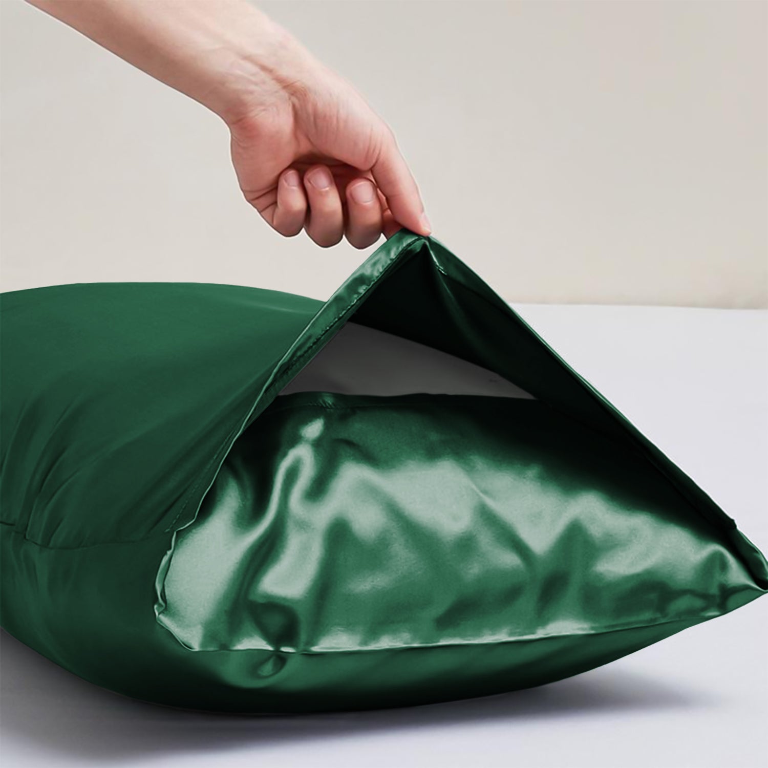 Satin Silk Pillowcases Pair