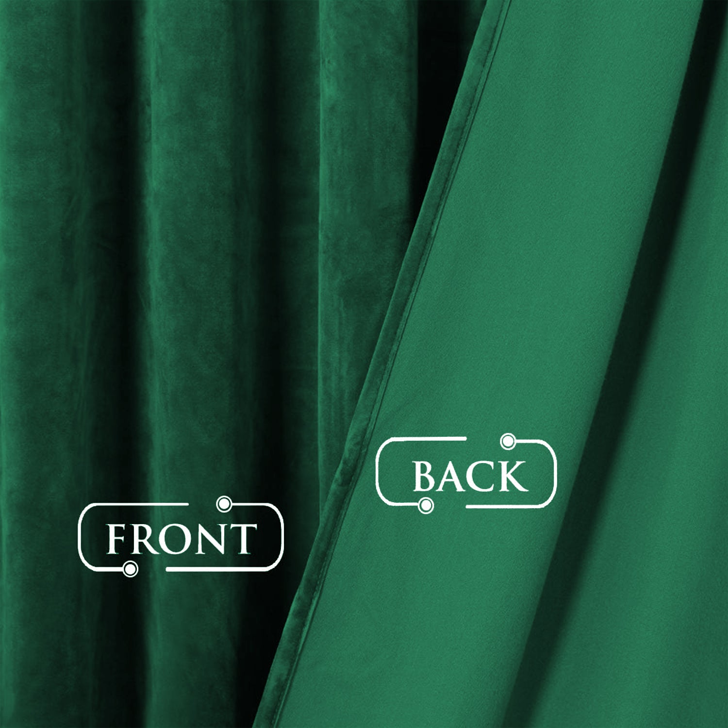 Velvet Eyelet Curtains Ready Made