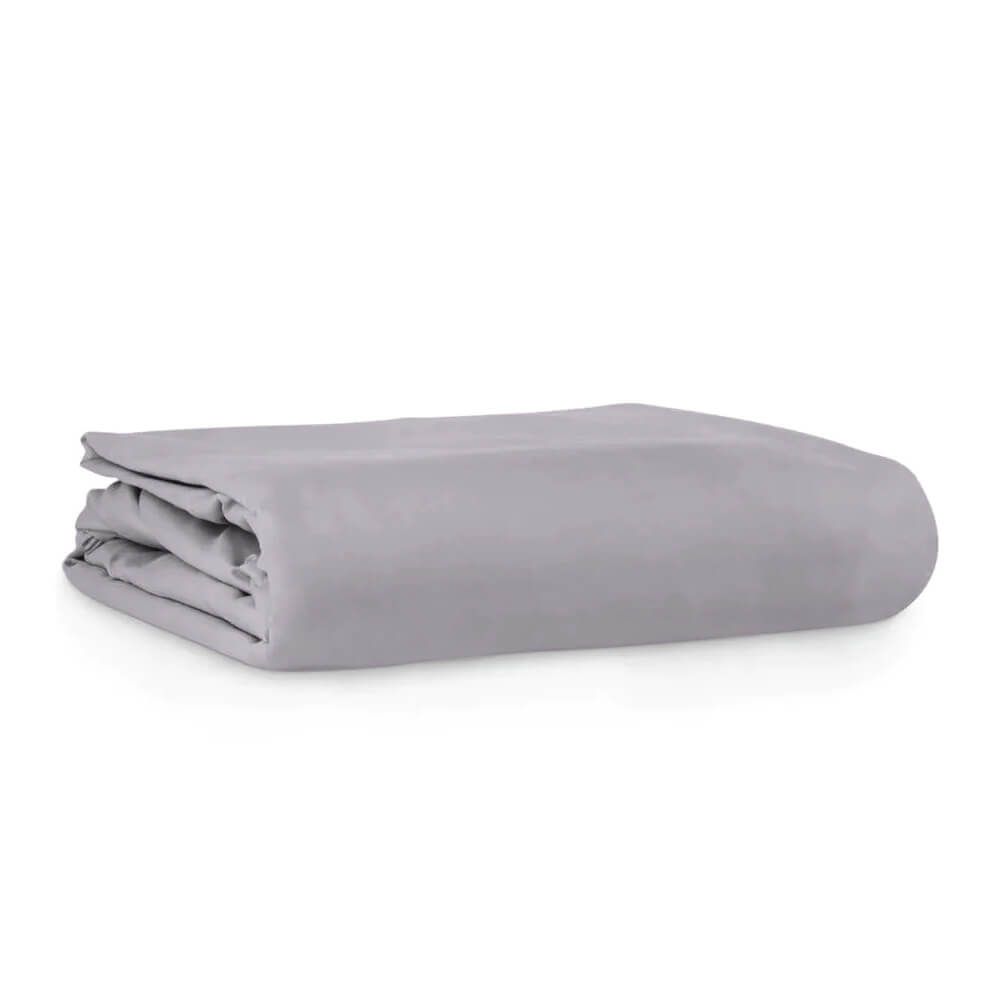 Grey Egyptian Cotton Flat Bed Sheet