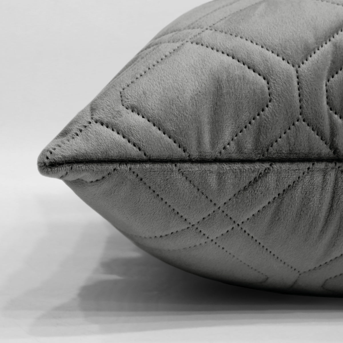 Soft Velvet Cushion Cover with Diamond Pattern – Pack Of 2