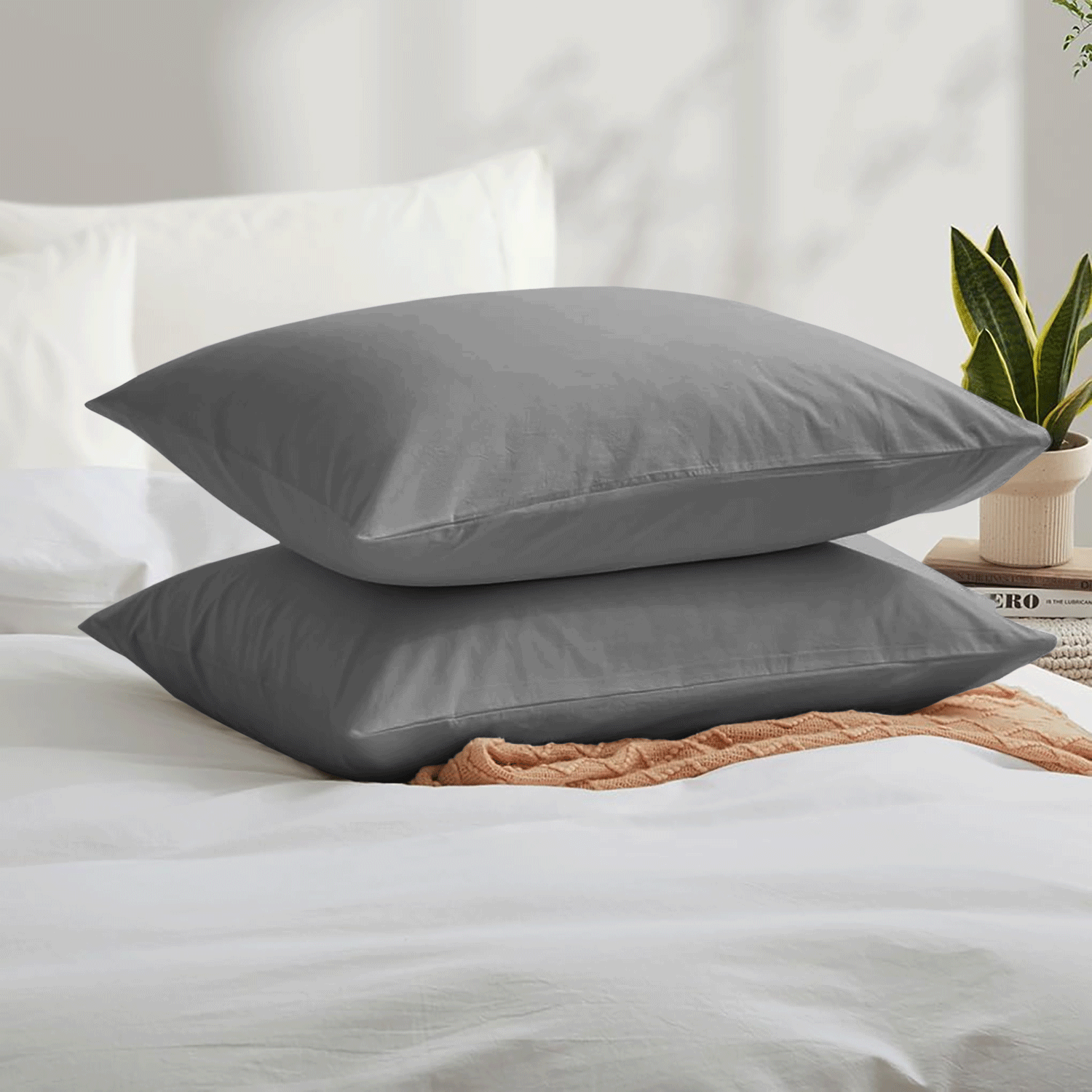 Plain Microfiber Pillow Cases