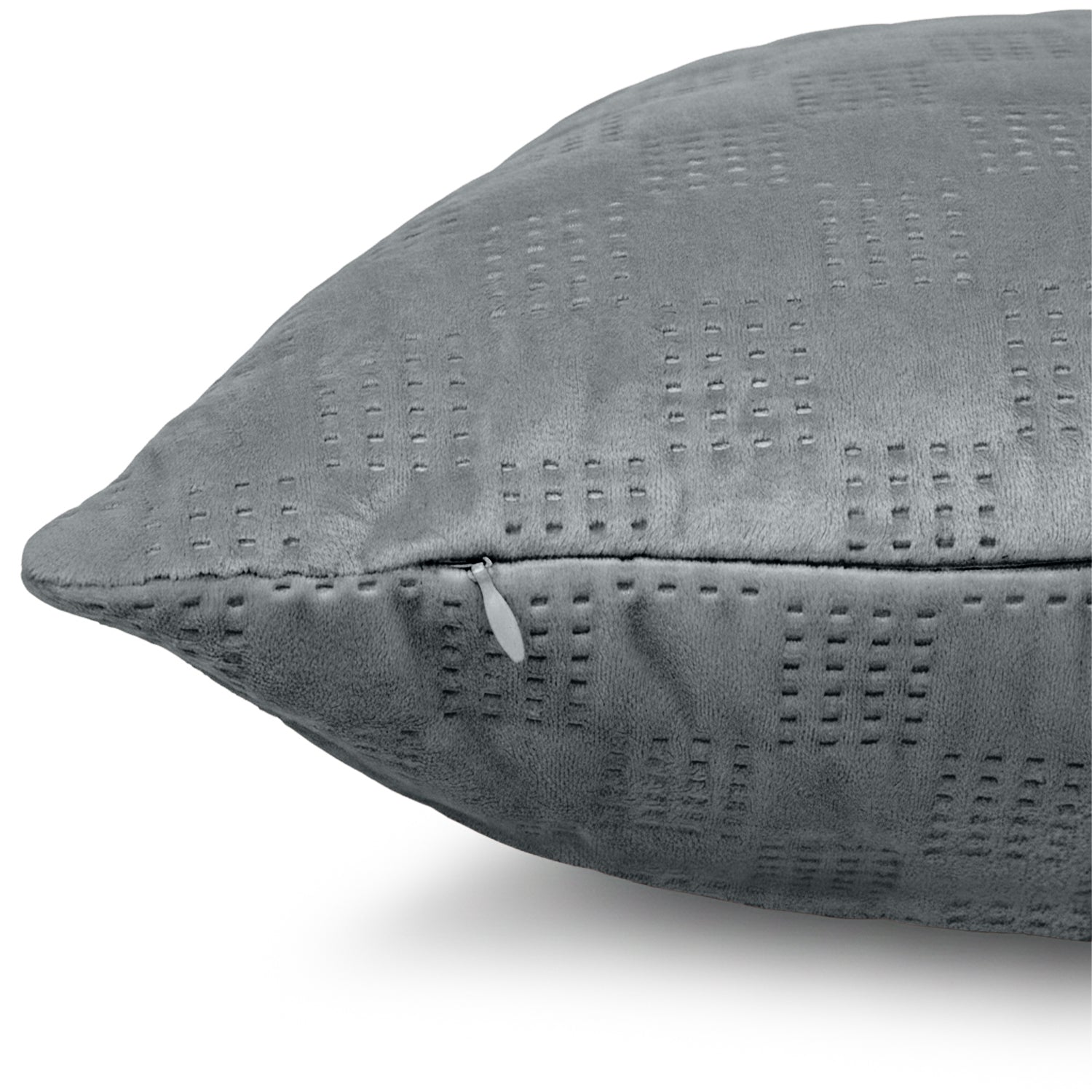 Checked Pattern Velvet Cushion Covers – Pack Of 2