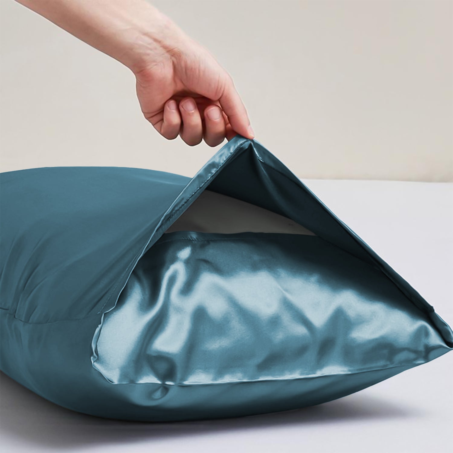 Satin Silk Pillowcases Pair