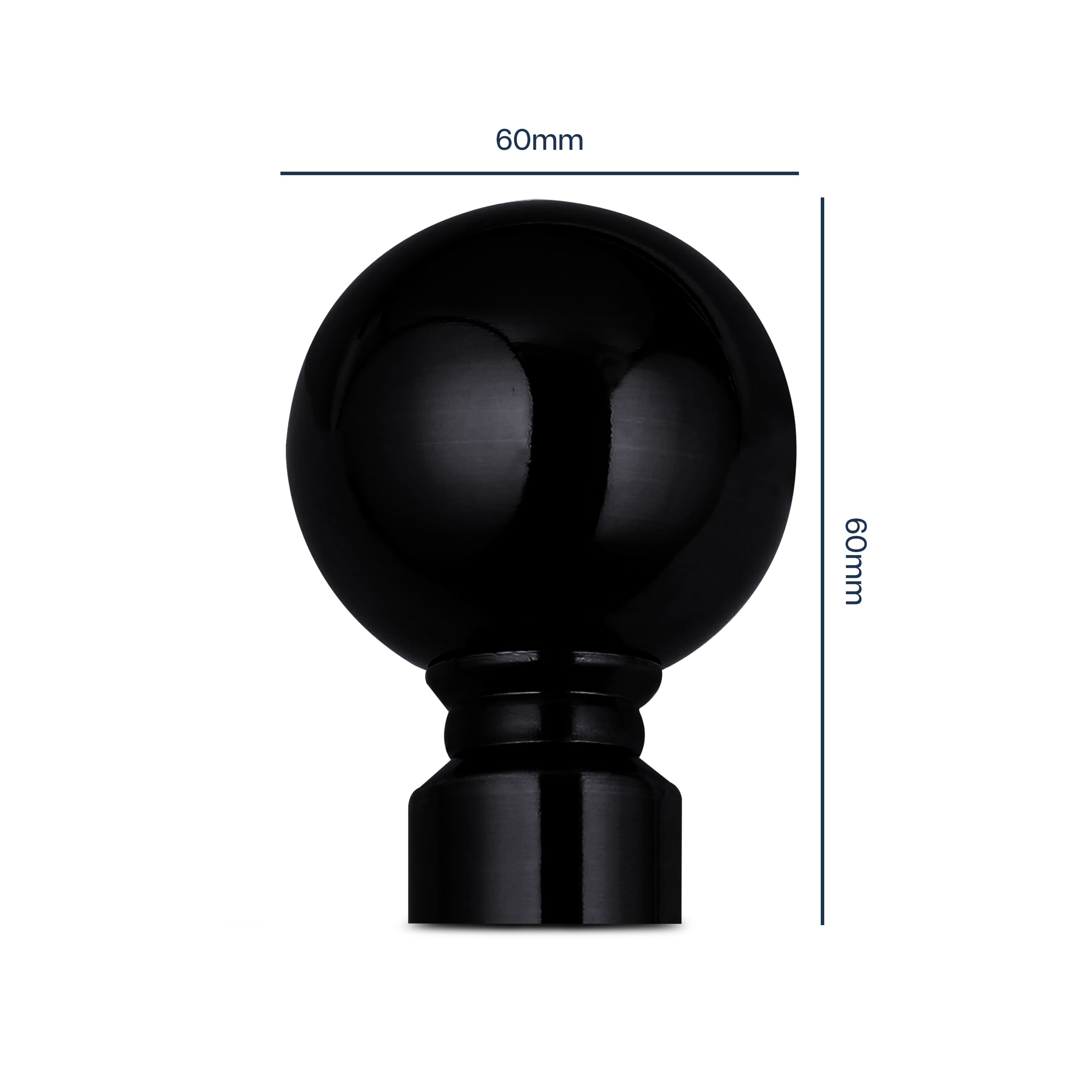 Extendable Curtain Poles & Holdbacks Adjustable Metal Curtain Pole Set