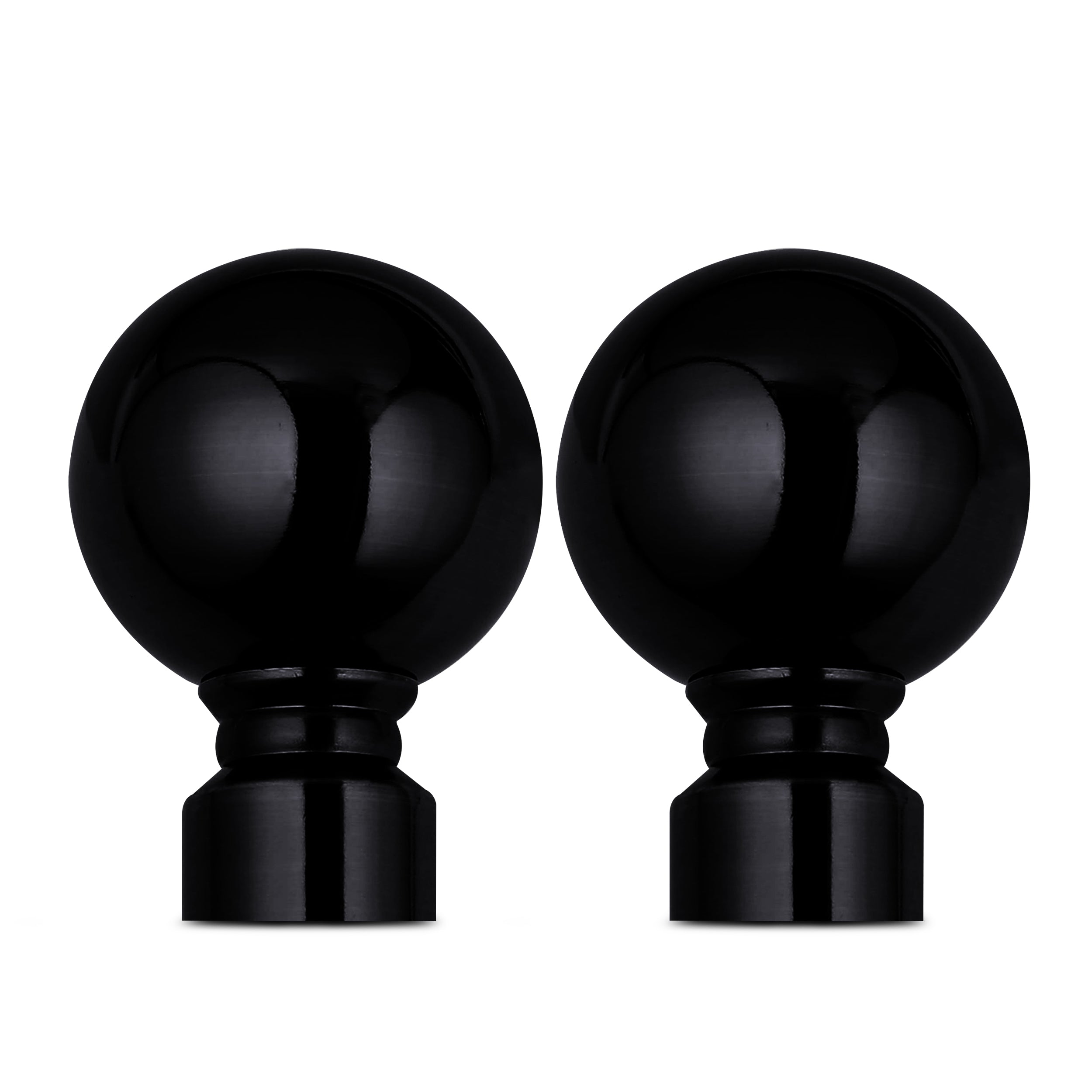 Extendable Curtain Poles & Holdbacks Adjustable Metal Curtain Pole Set