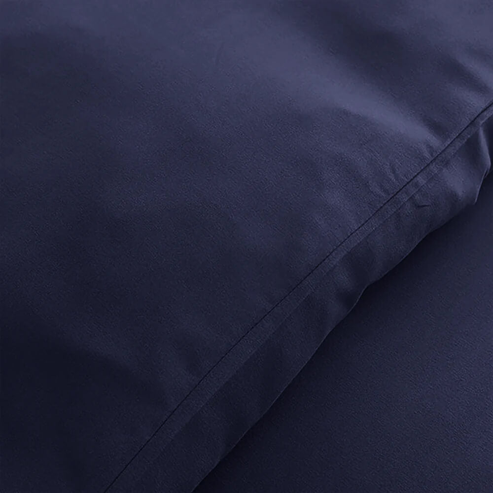 Plain Duvet Cover with Pillowcases Set